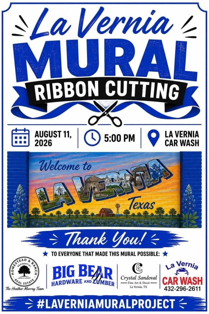 La Vernia Mural Ribbon Cutting