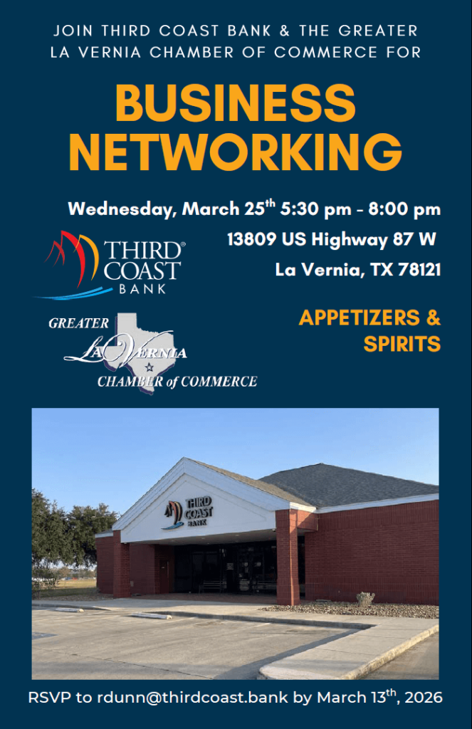 La Vernia Chamber of Commerce Event 2026 - Third Coast Mixer